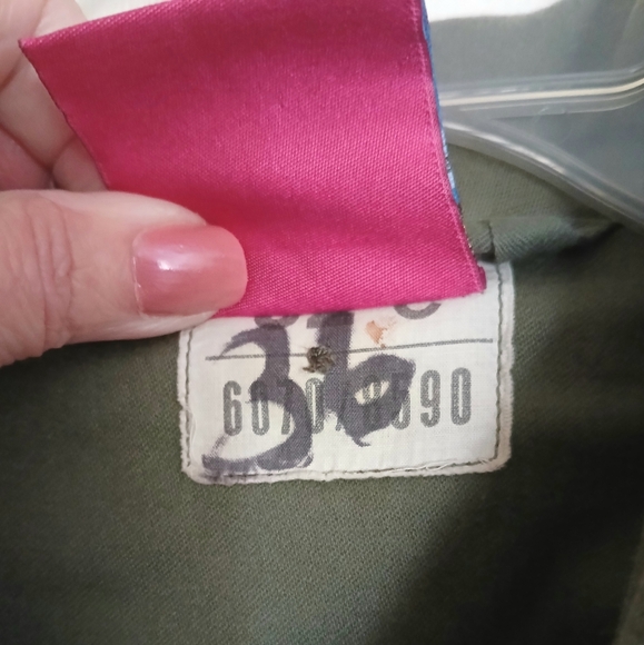 Army Green Utility Jacket, ROMI BASHA "SQUAD" XL - Picture 7 of 16